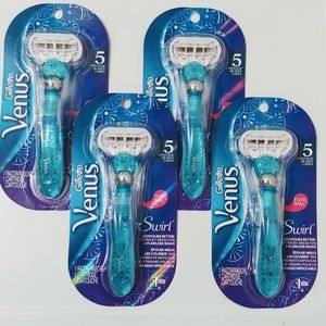 4 Gillette Venus SWIRL Razors